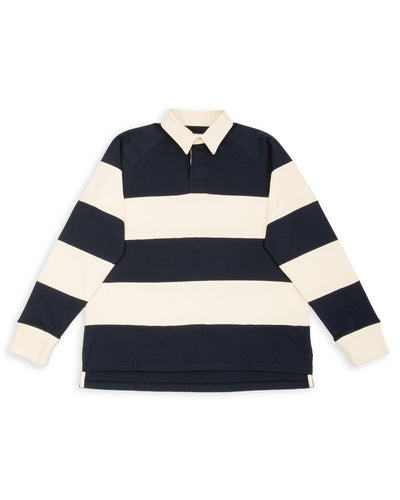 Heimat Raglan Rugby - Ink/Seashell - Standard & Strange