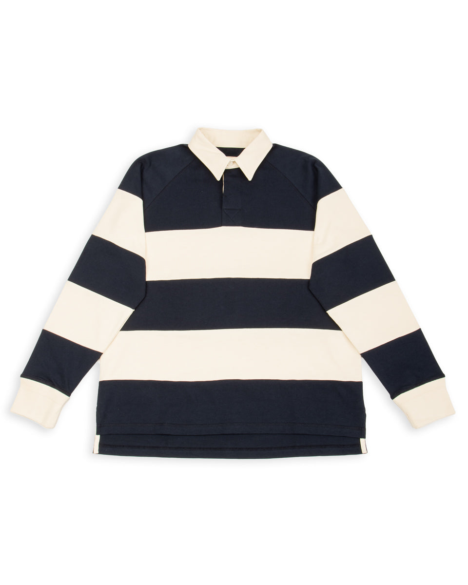 Heimat Raglan Rugby - Ink/Seashell - Standard & Strange