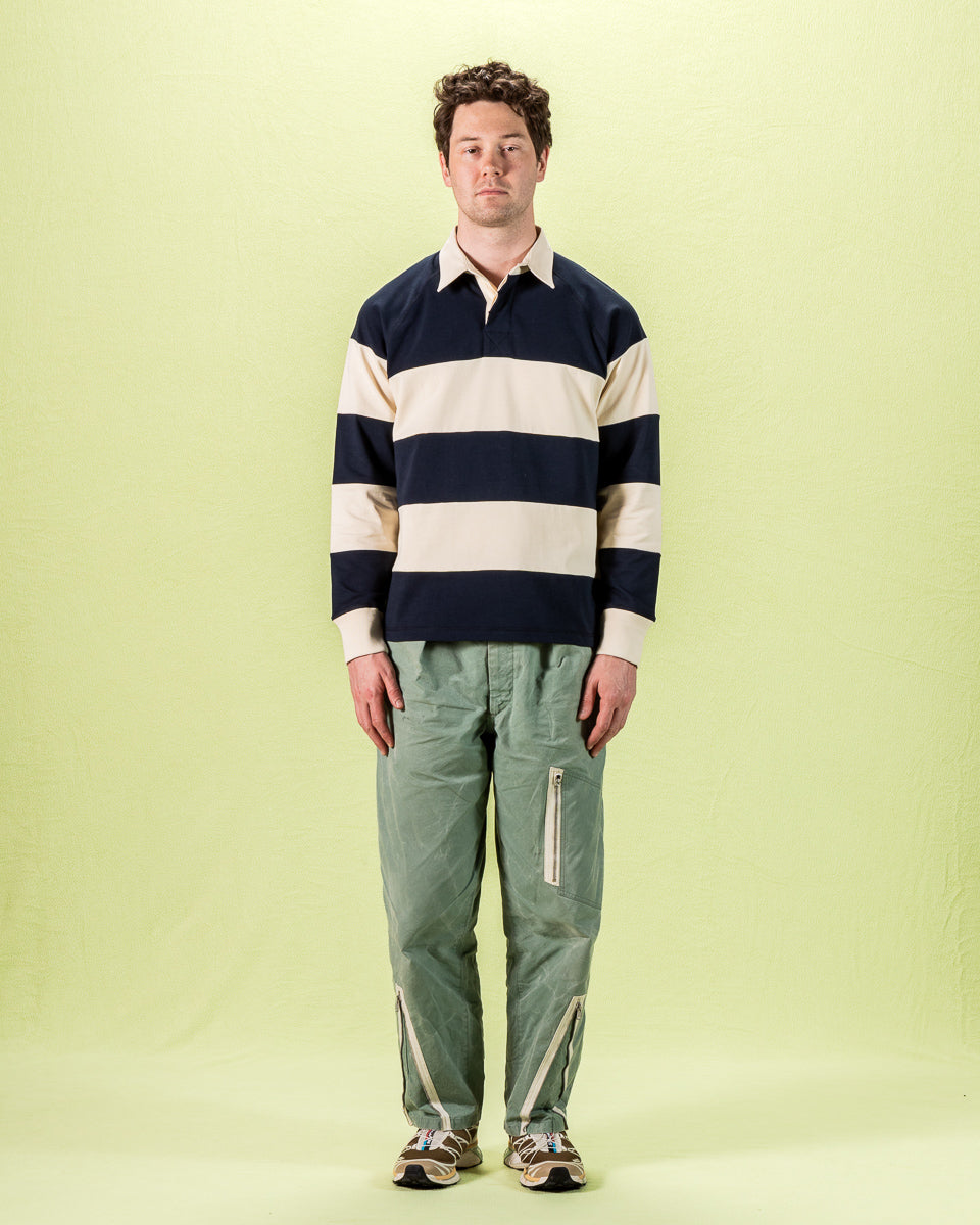 Heimat Raglan Rugby - Ink/Seashell - Standard & Strange