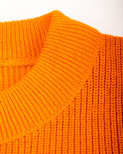 Heimat Rundhals Pullover Crew Neck Sweater - Rescue Orange - Standard & Strange