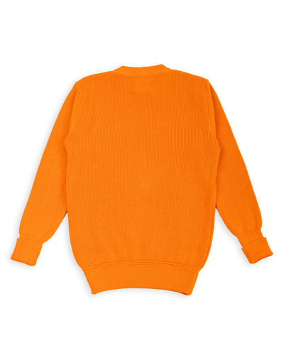 Heimat Rundhals Pullover Crew Neck Sweater - Rescue Orange - Standard & Strange