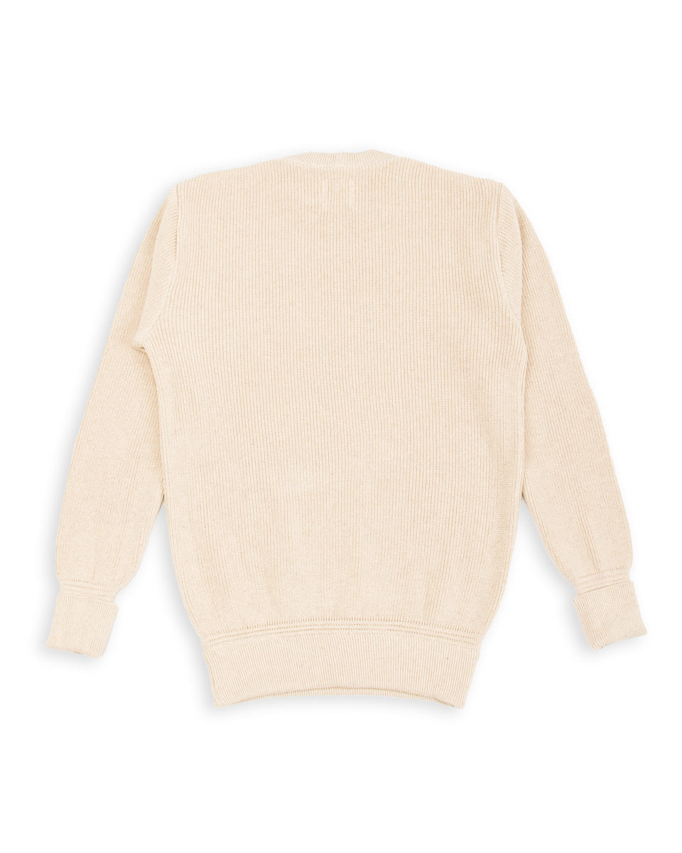 Heimat Rundhals Pullover Crew Neck Sweater - Seashell - Standard & Strange