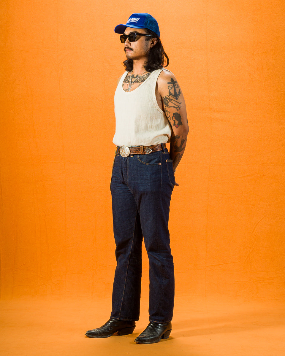Indi + Ash Ripley Tank - Natural Handwoven Kala Cotton - Standard & Strange