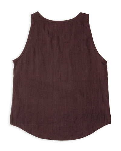 Indi + Ash Ripley Tank - Plum/Iron Kala Cotton - Standard & Strange