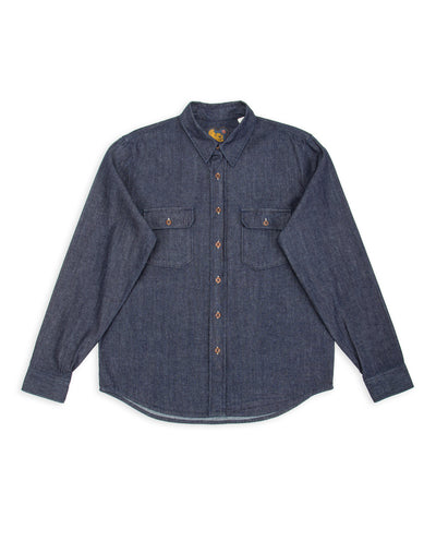 Indigofera Alamo Shirt - 8 oz Indigo Denim - Standard & Strange