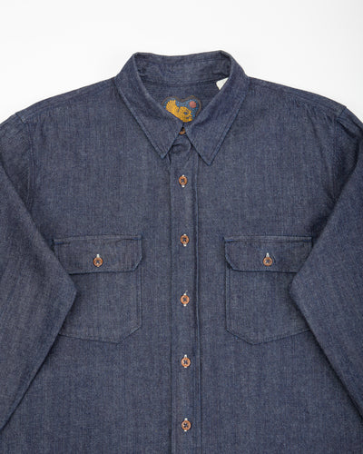 Indigofera Alamo Shirt - 8 oz Indigo Denim - Standard & Strange