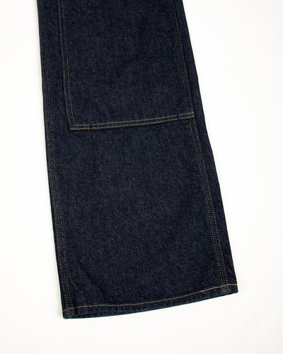 Indigofera Audrey Double Knee Jean - Double Wash 14 oz Broken Twill Indigo - Standard & Strange