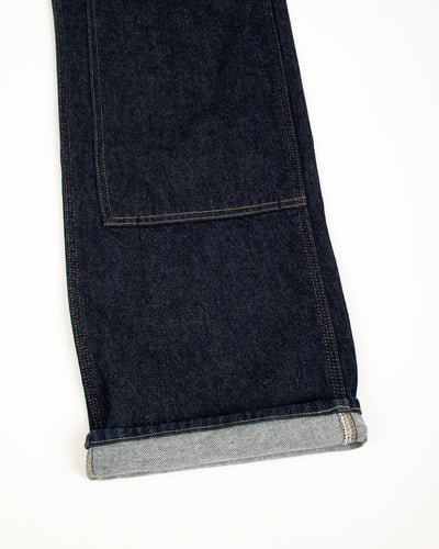 Indigofera Audrey Double Knee Jean - Double Wash 14 oz Broken Twill Indigo - Standard & Strange