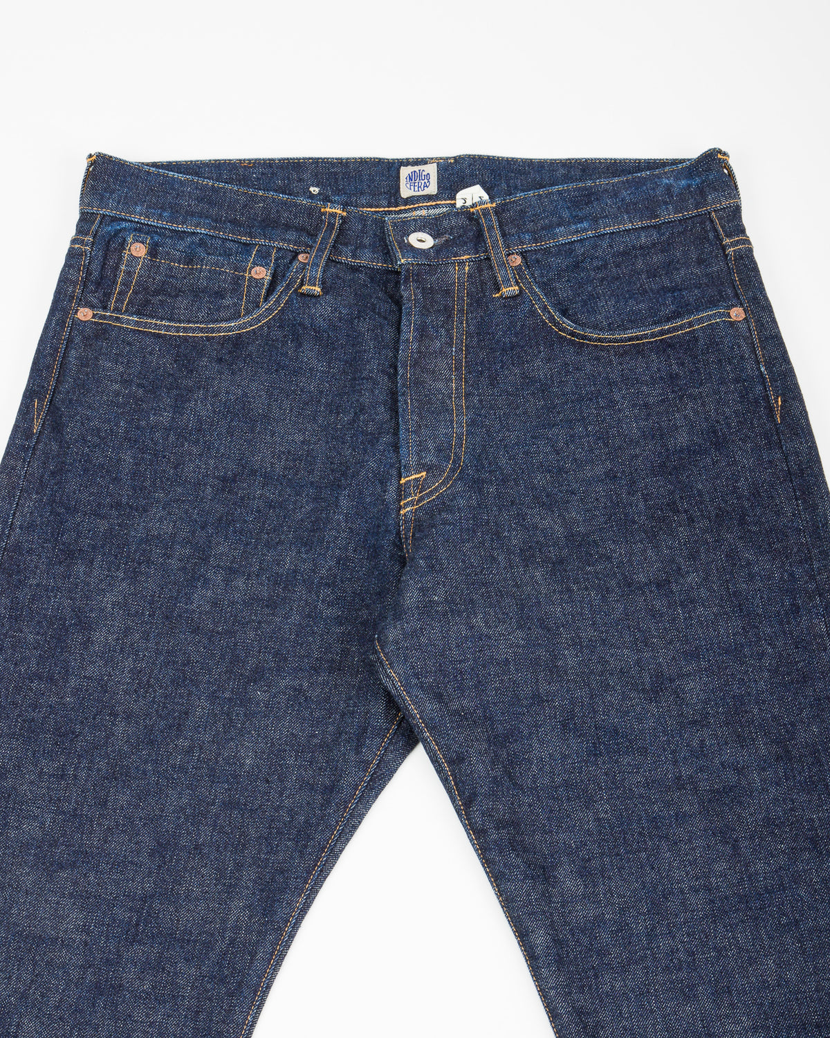 Indigofera Buck Tapered Fit - 18oz Soaked Shiroyama Selvedge - Standard & Strange