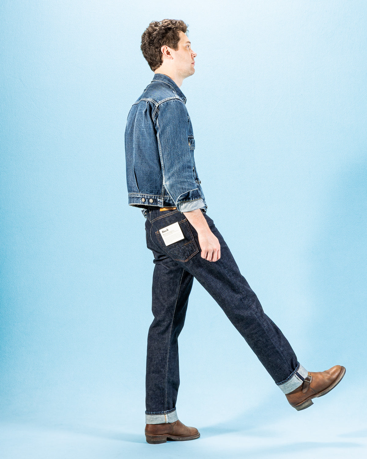 Indigofera Buck Tapered Fit - 18oz Soaked Shiroyama Selvedge - Standard & Strange
