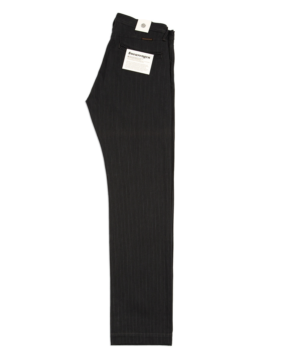 Indigofera Swearengen Pant - Grey/Black Hickory Stripe - Standard & Strange