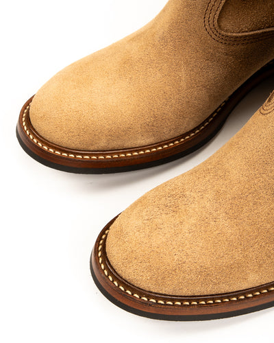 John Lofgren Duke Roper Boots - Natural CXL Roughout - Standard & Strange