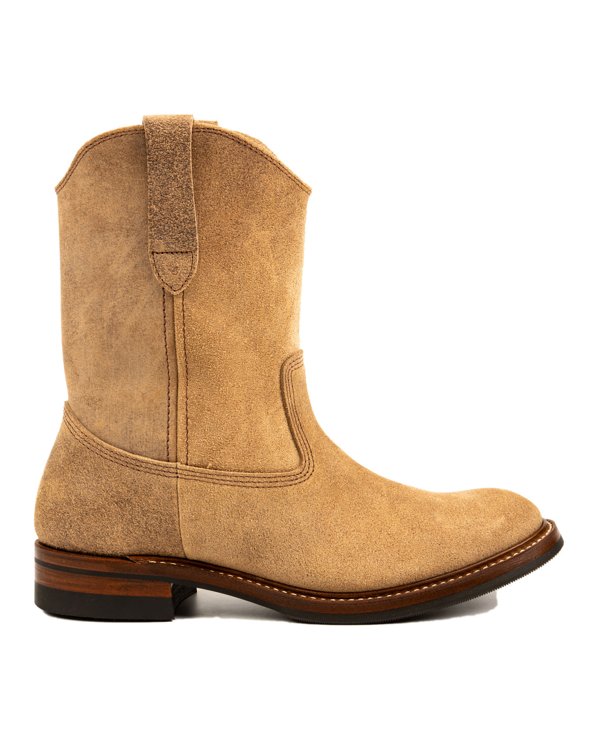 John Lofgren Duke Roper Boots - Natural CXL Roughout - Standard & Strange