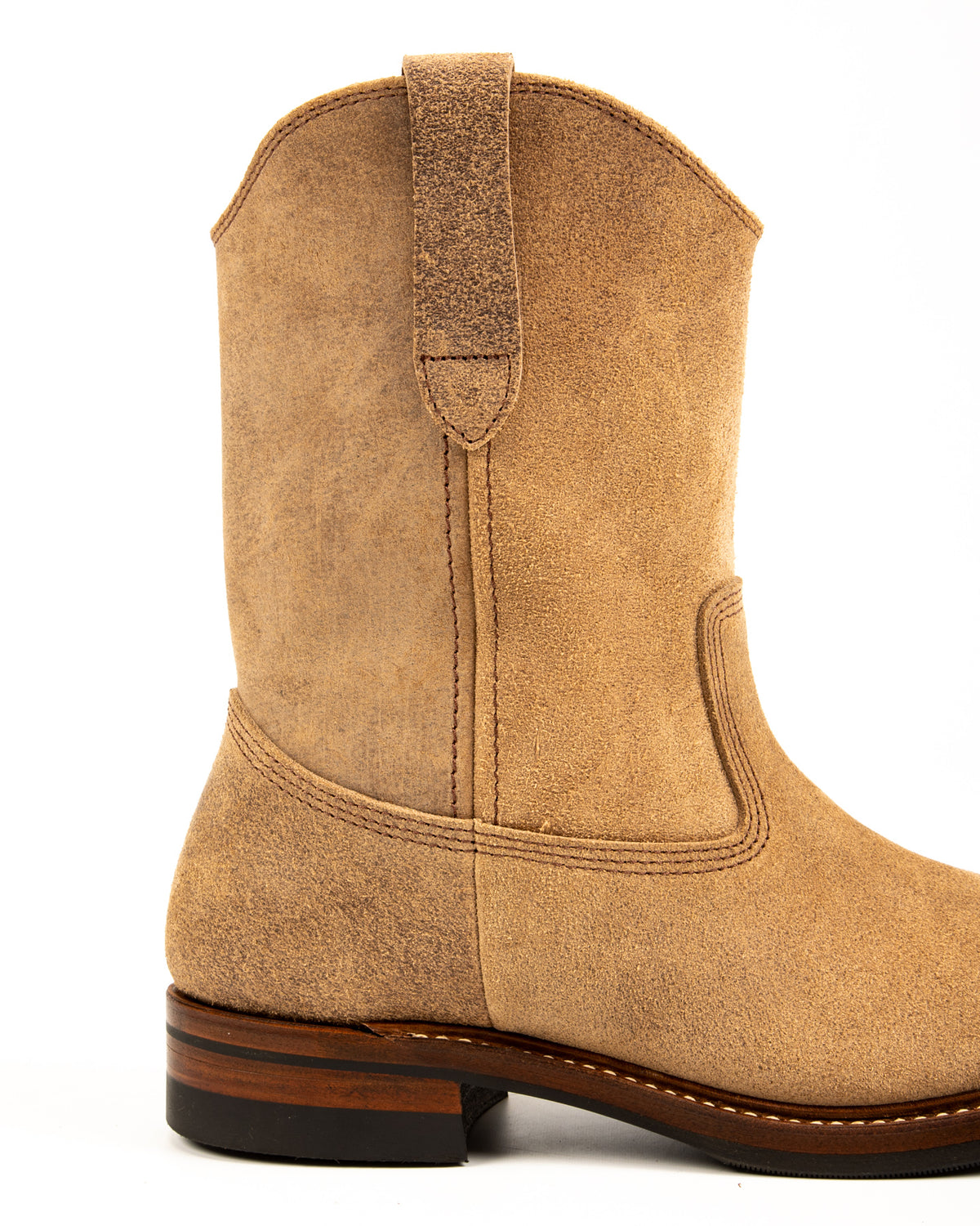 John Lofgren Duke Roper Boots - Natural CXL Roughout - Standard & Strange