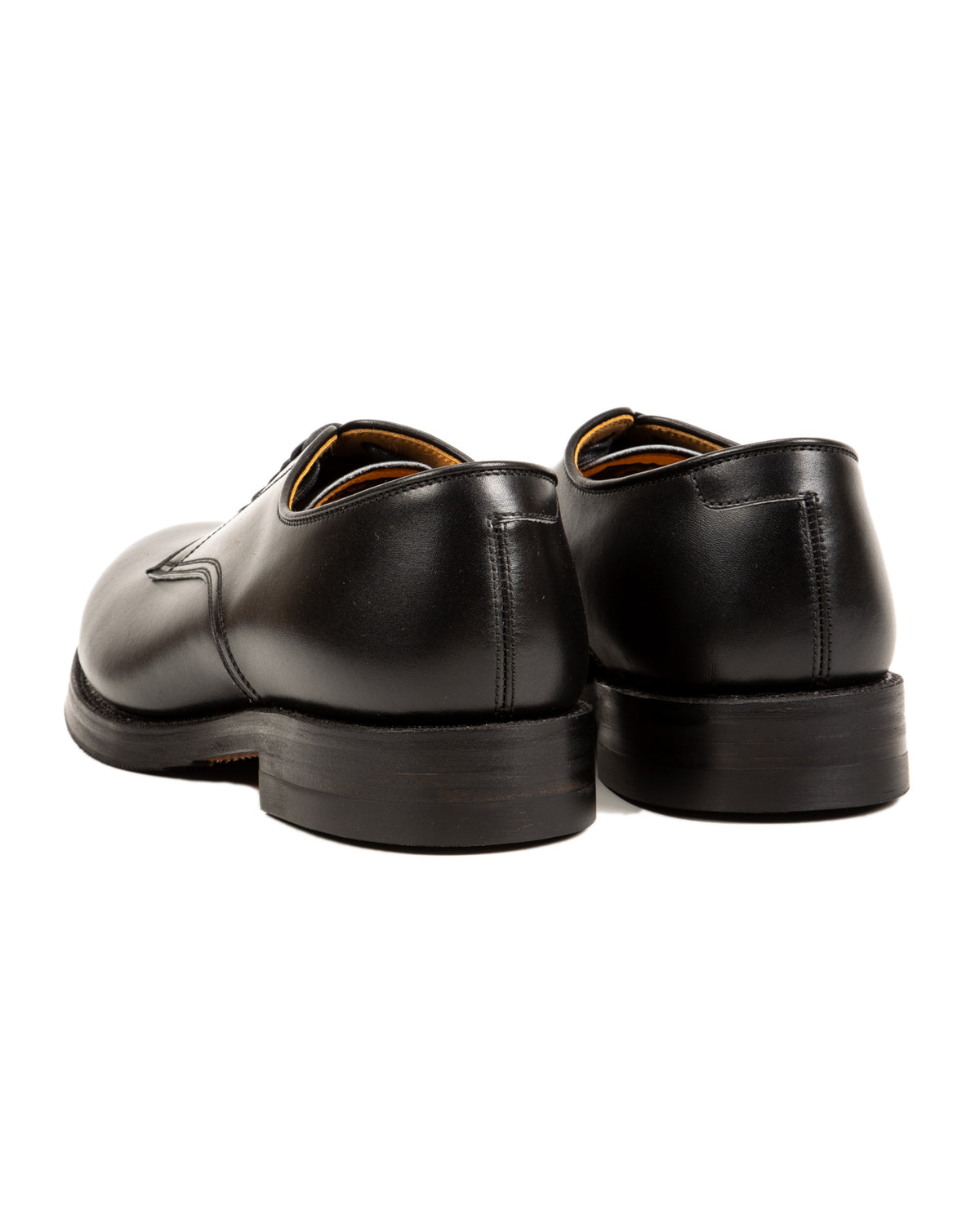 John Lofgren USN Low Quarter Shoes - Black Calfskin - Standard & Strange