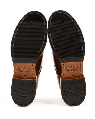 John Lofgren USN Low Quarter Shoes - Russet Brown Calfskin - Standard & Strange