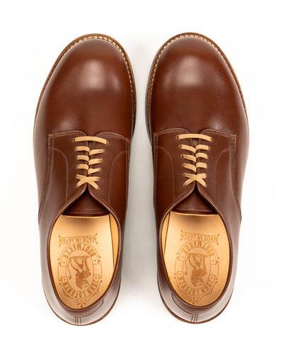 John Lofgren USN Low Quarter Shoes - Russet Brown Calfskin - Standard & Strange