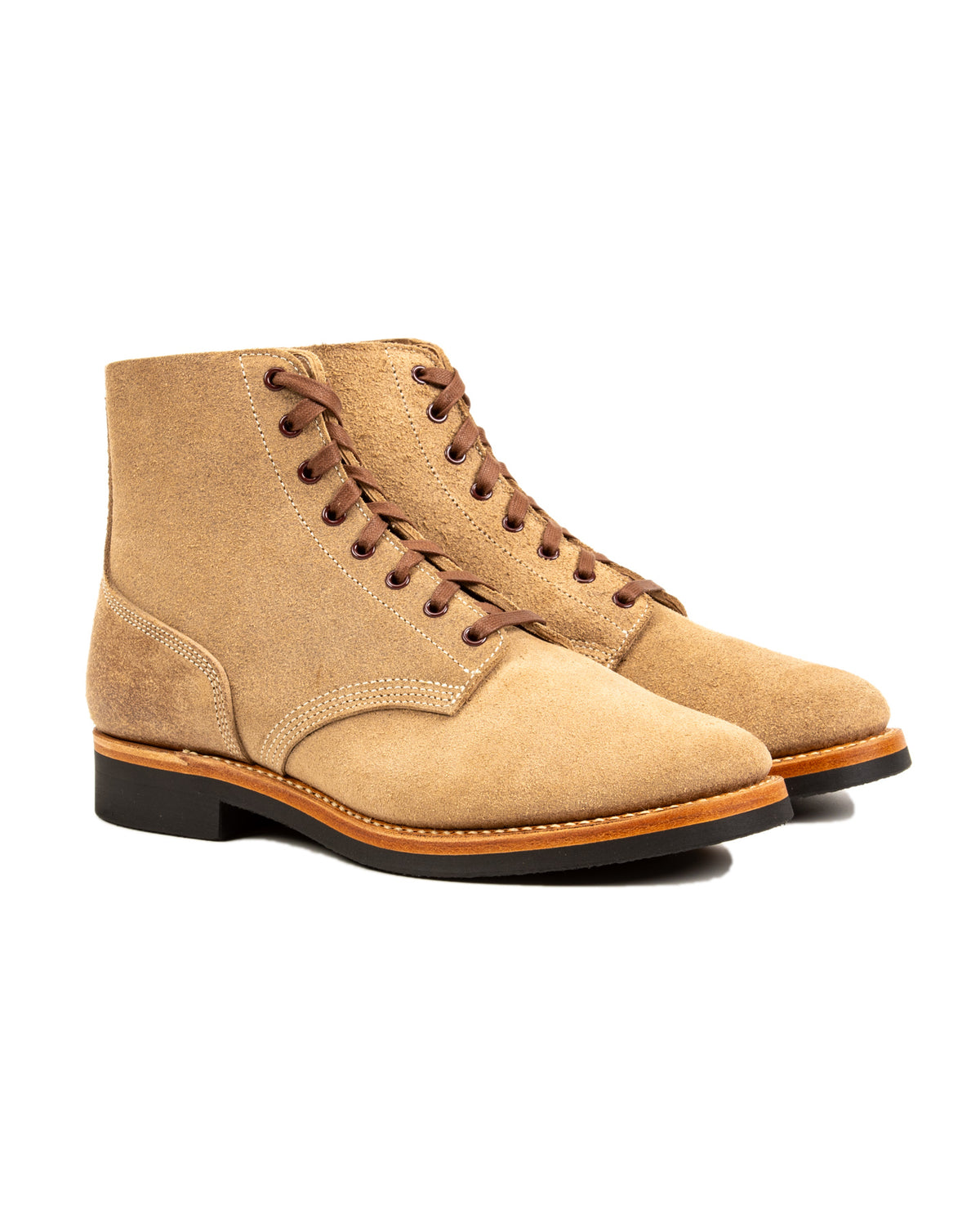 John Lofgren US Navy N-1 Field Shoes Boondockers - Natural CXL - Standard & Strange