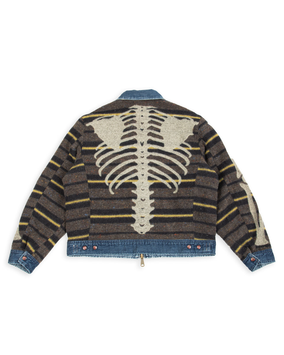 Kapital 11.5oz Denim BONE Lining Reversible ZIP-UP Work JKT - PRO - Standard & Strange