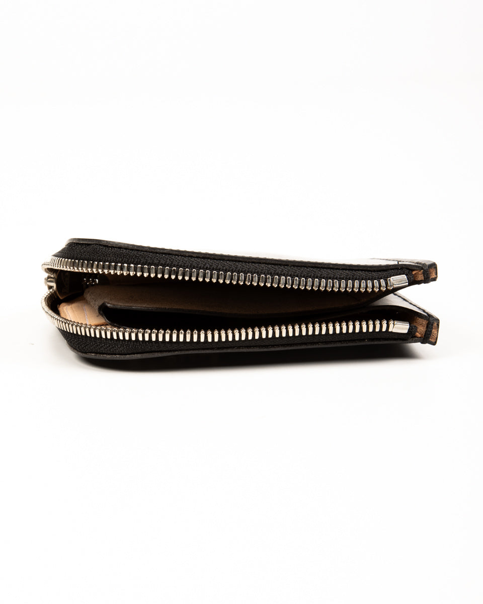 Rolling Dub Trio L Wallet - Black Bridle - Standard & Strange