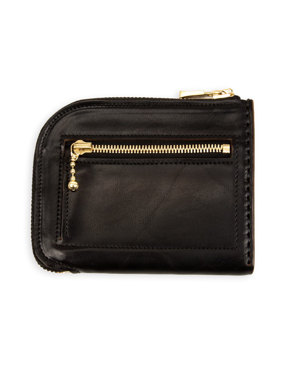 Rolling Dub Trio L Wallet - Black Maryam Horsebutt - Standard & Strange