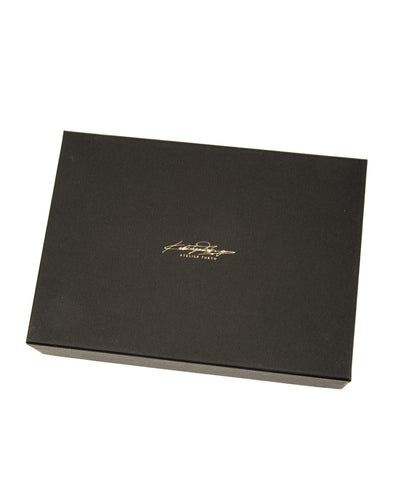 Rolling Dub Trio Middle Trucker Wallet - Black Rocado Cordovan - Standard & Strange