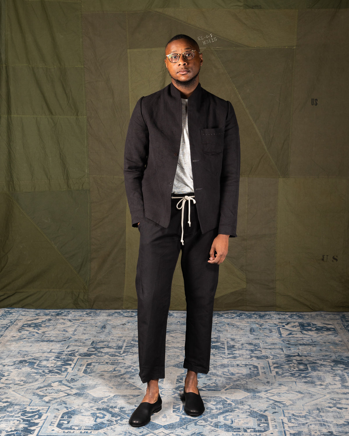 MATiAS Rivera II Pant - Kurai Black Hemp Canvas - Standard & Strange