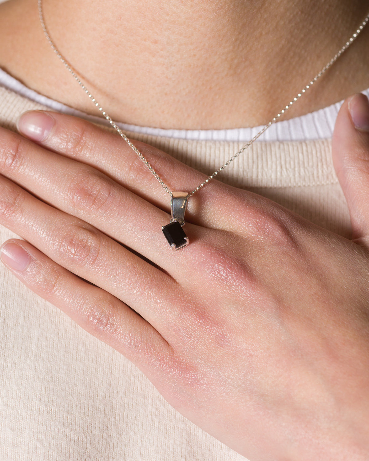 Martine Ali Black Onyx Charm Necklace - Standard & Strange