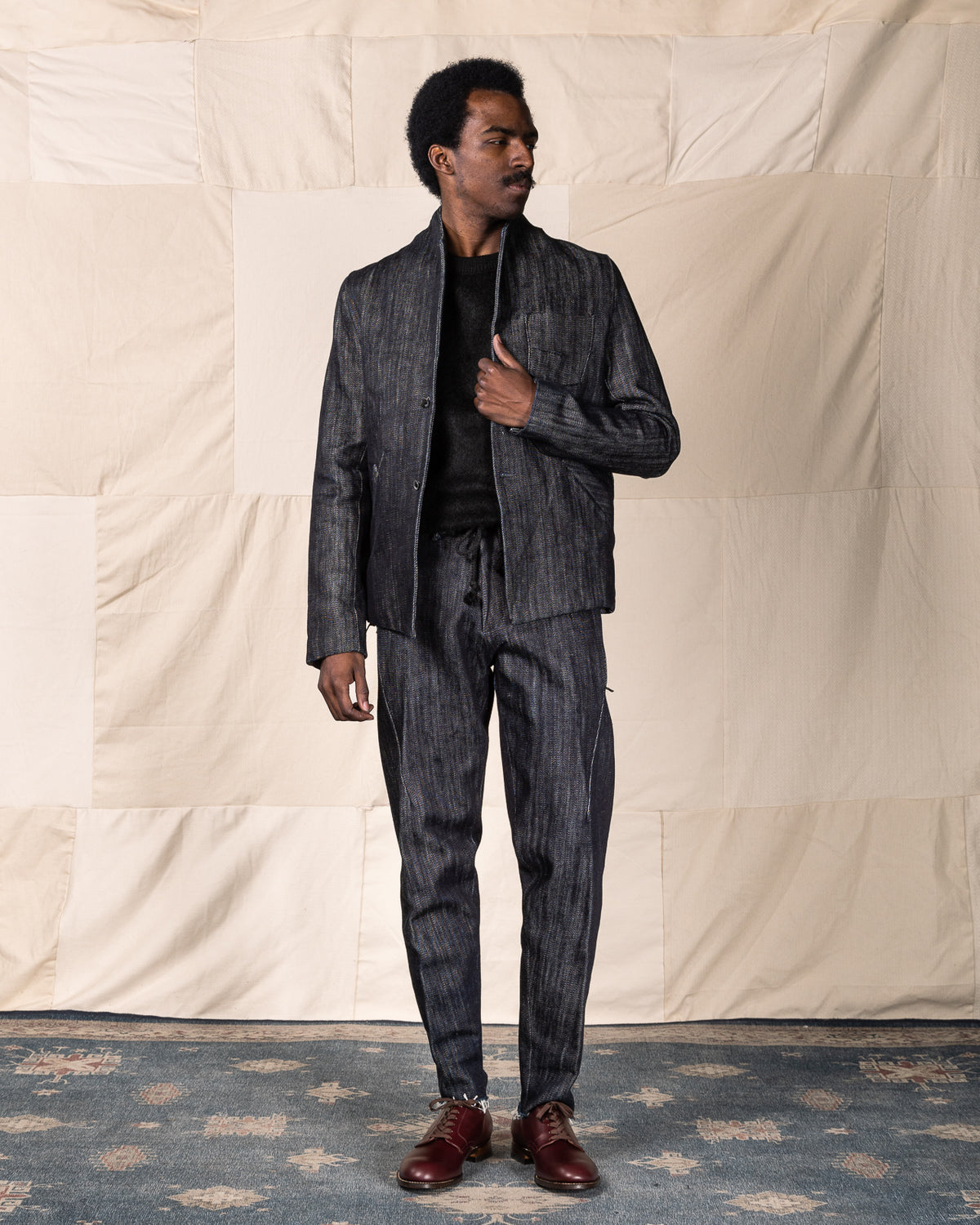 MATiAS Anacapa Blazer - Bleek Indigo Super Slub - Standard & Strange