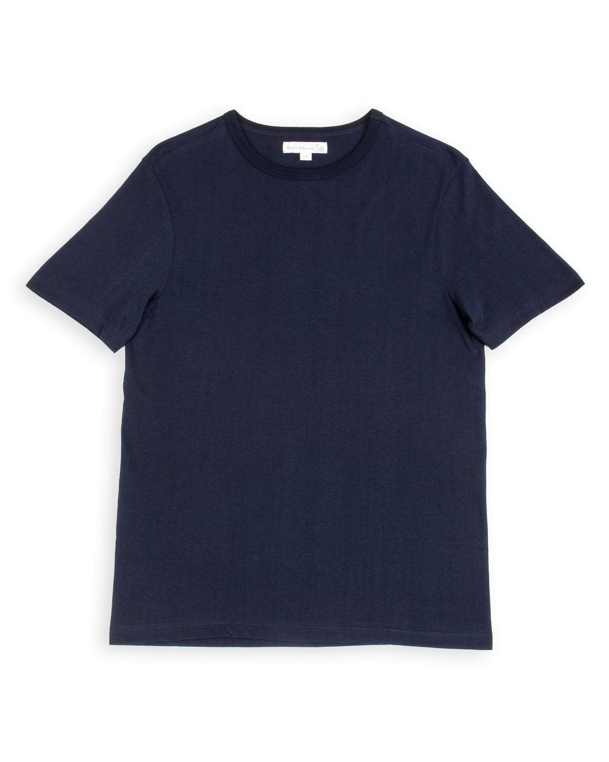 Merz b. Schwanen 1950s Lightweight Loopwheeled Tee - Ink Blue - Standard & Strange