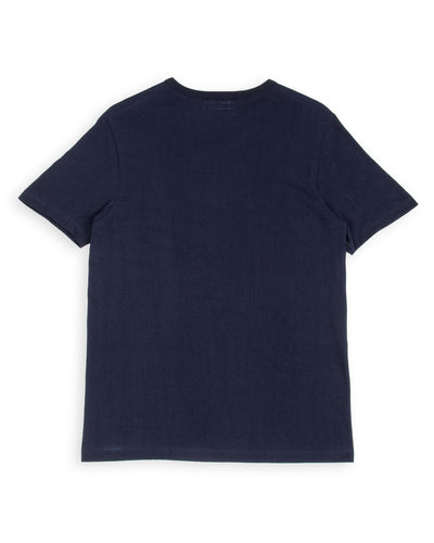 Merz b. Schwanen 1950s Lightweight Loopwheeled Tee - Ink Blue - Standard & Strange