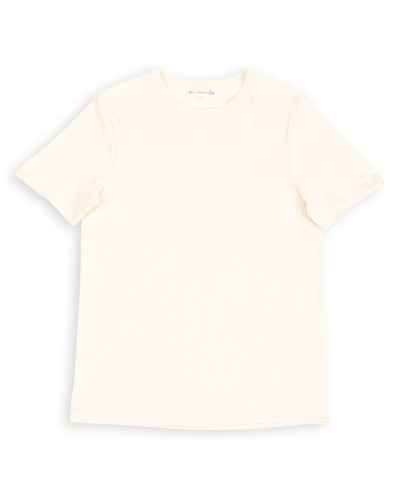 Merz b. Schwanen 1950s Lightweight Loopwheeled Tee - Nature - Standard & Strange