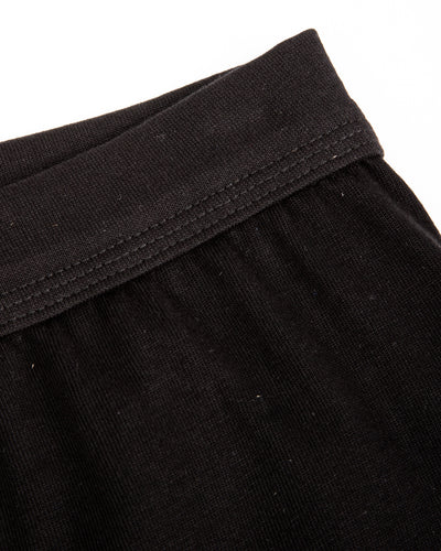 Merz b. Schwanen 254 Loopwheeled Loopwheeled Boxer Brief - Deep Black - Standard & Strange