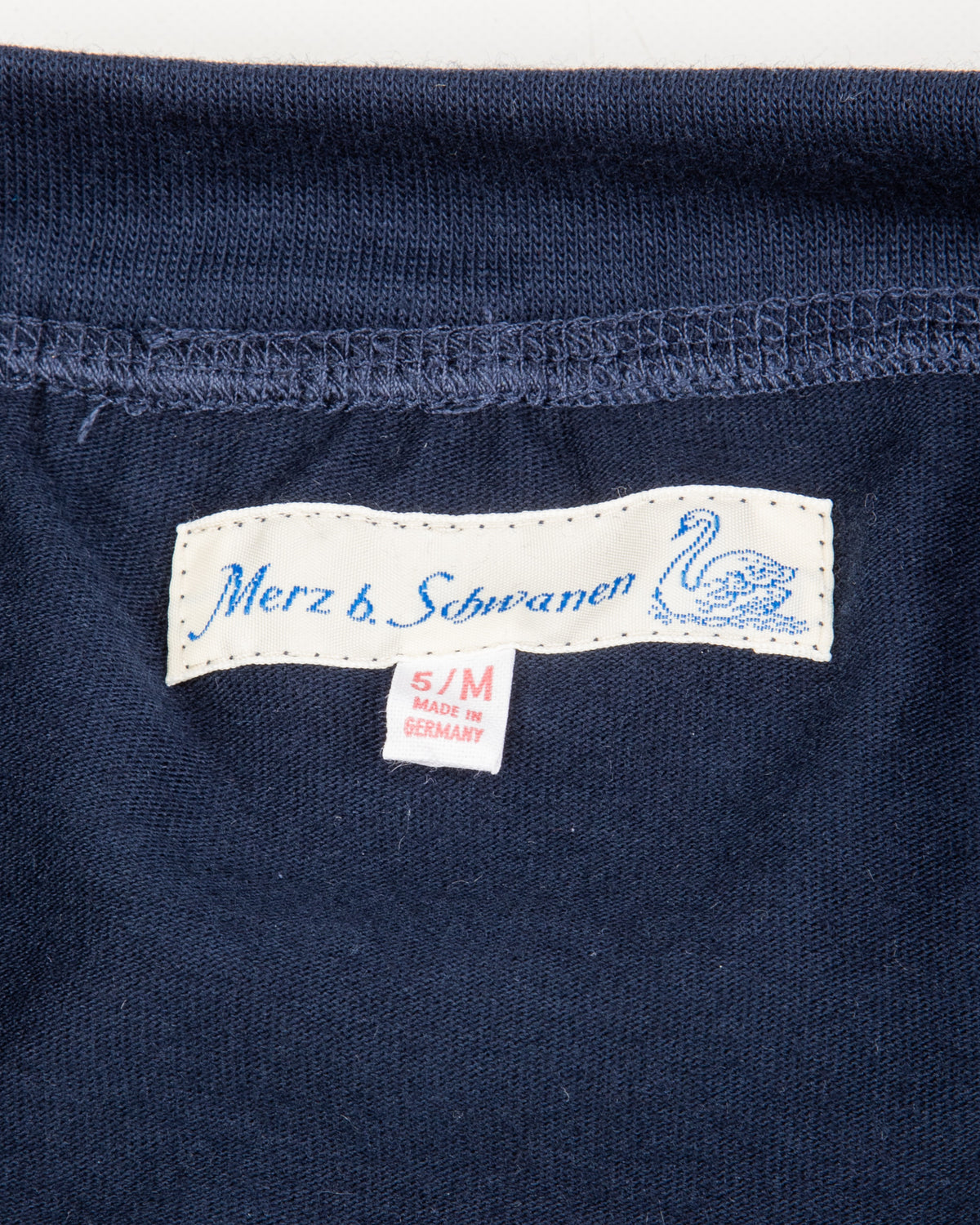 Merz b. Schwanen 255 Loopwheeled Mid-weight Button Fly Boxer - Ink Blue - Standard & Strange
