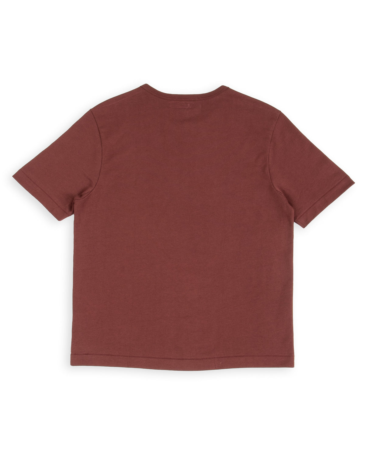 Merz b. Schwanen 2M15C Cropped Vintage Machine Jersey T-Shirt - Burgundy - Standard & Strange
