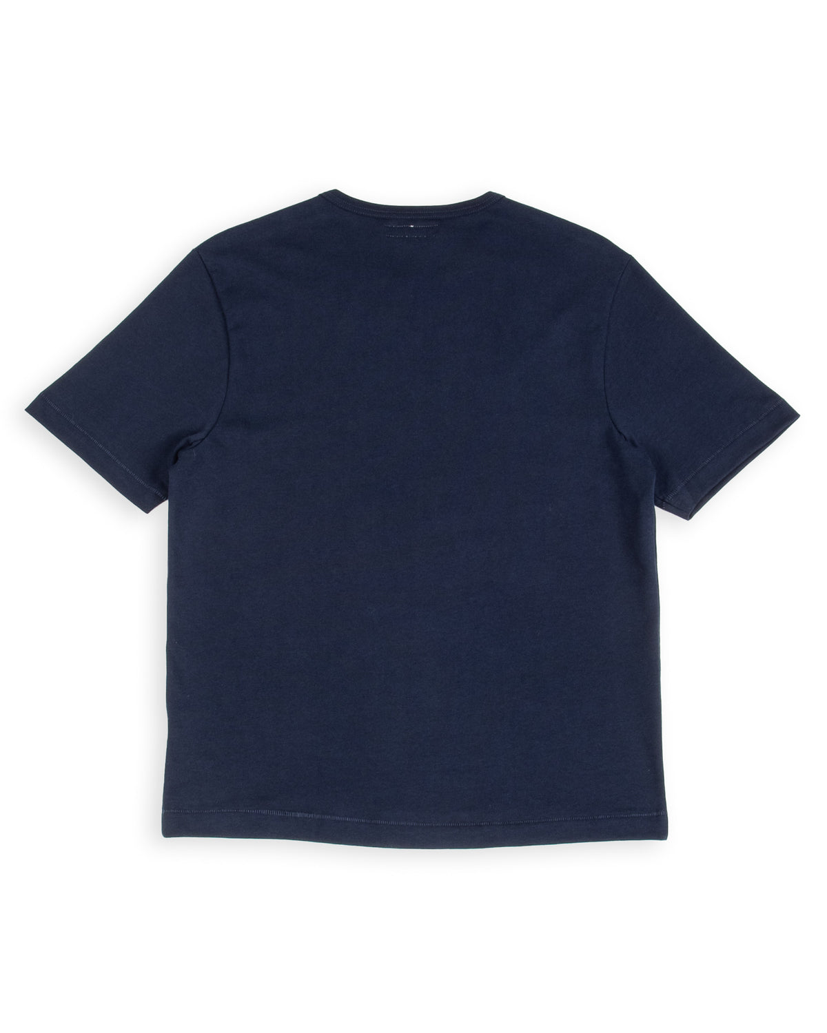 Merz b. Schwanen 2M15C Cropped Vintage Machine Jersey T-Shirt - Ink Blue - Standard & Strange
