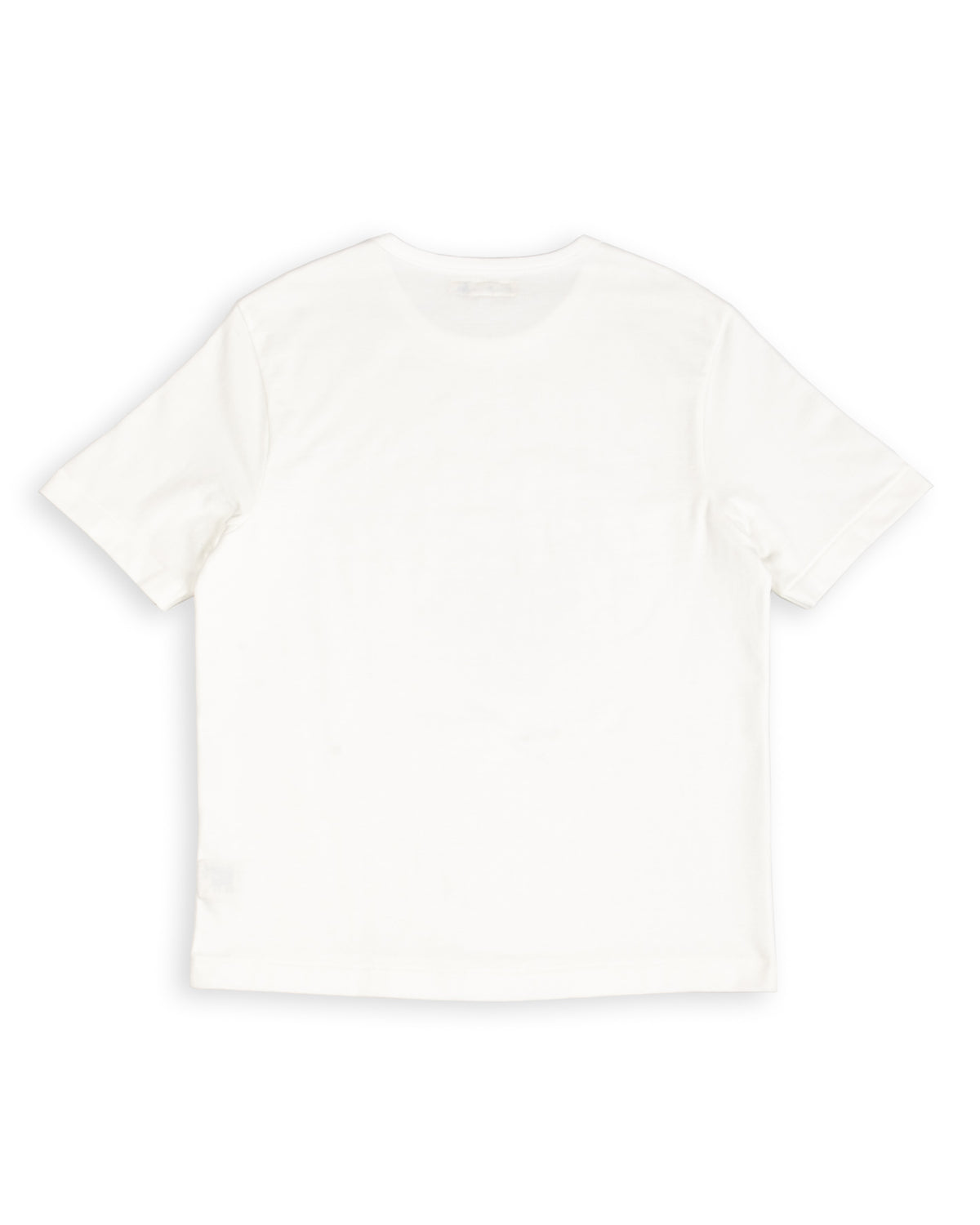 Merz b. Schwanen 2M15C Cropped Vintage Machine Jersey T-Shirt - White - Standard & Strange
