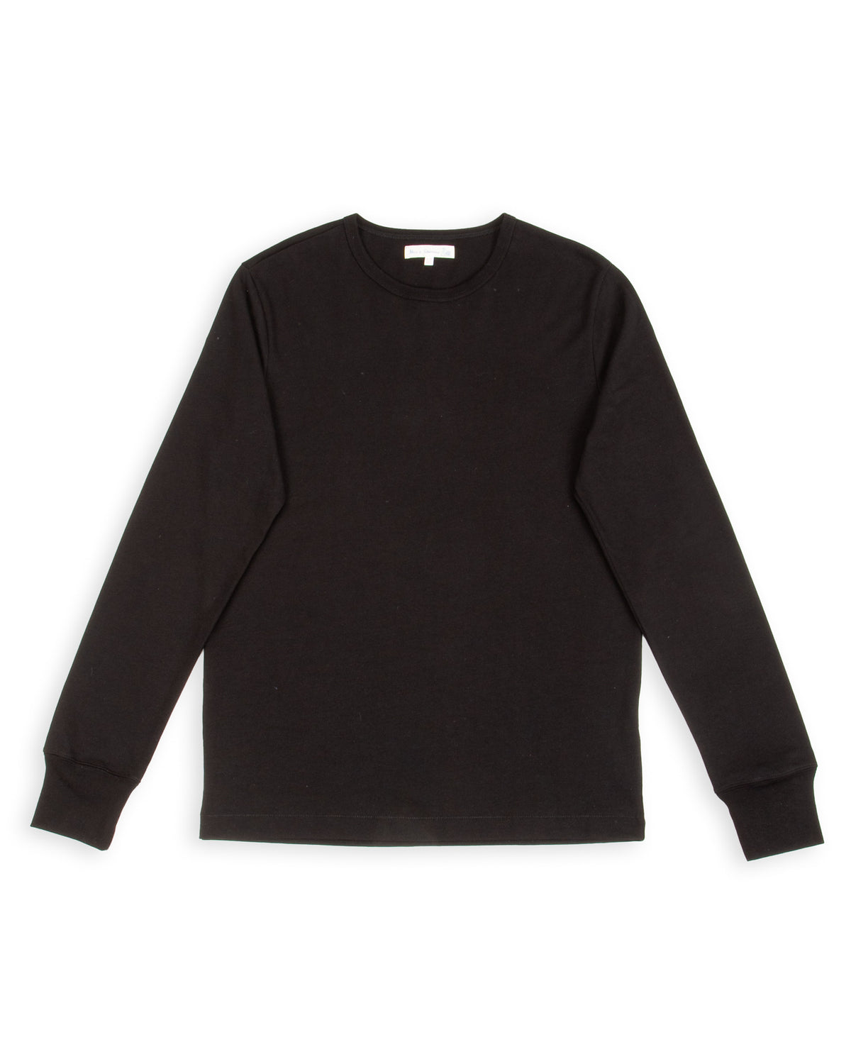 Merz b. Schwanen 2M15LS Vintage Machine Refined Fit L/S - Deep Black - Standard & Strange