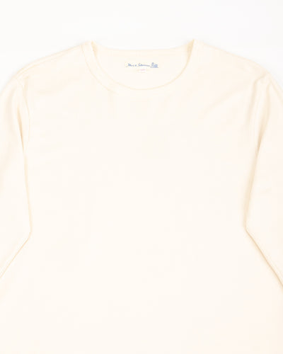 Merz b. Schwanen 2M15LS Vintage Machine Refined Fit L/S - Nature - Standard & Strange