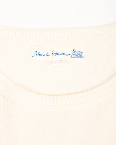 Merz b. Schwanen 2M15LS Vintage Machine Refined Fit L/S - Nature - Standard & Strange