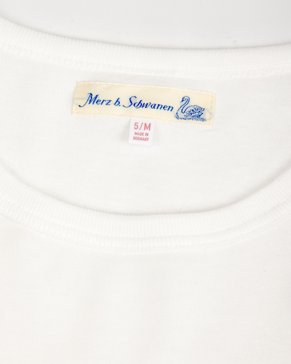 Merz b. Schwanen 2M15LS Vintage Machine Refined Fit L/S - White - Standard & Strange