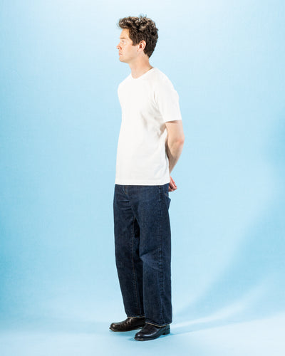 Merz b. Schwanen 214 Classic Fit Loopwheeled 7.2 oz tee - White - Standard & Strange