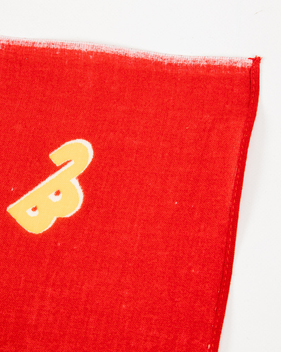 Mister Freedom Ranch Kerchief "JV" - Red - Standard & Strange