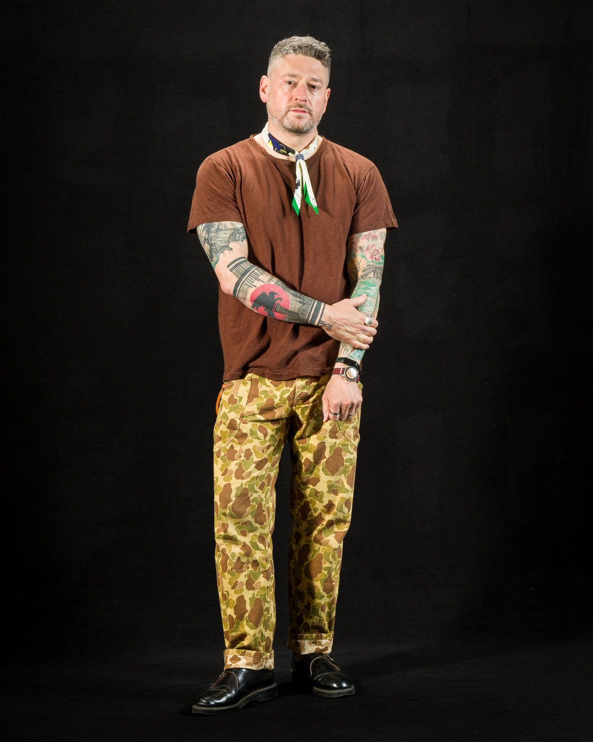Mister Freedom Stanley Tee - Seal Brown - Standard & Strange