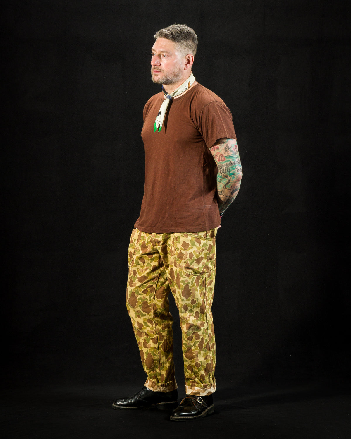 Mister Freedom Stanley Tee - Seal Brown - Standard & Strange
