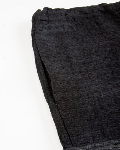 Monad London Simmons Cargo Pant - Hand Dyed Black Cotton/Hemp Jacquard - Standard & Strange