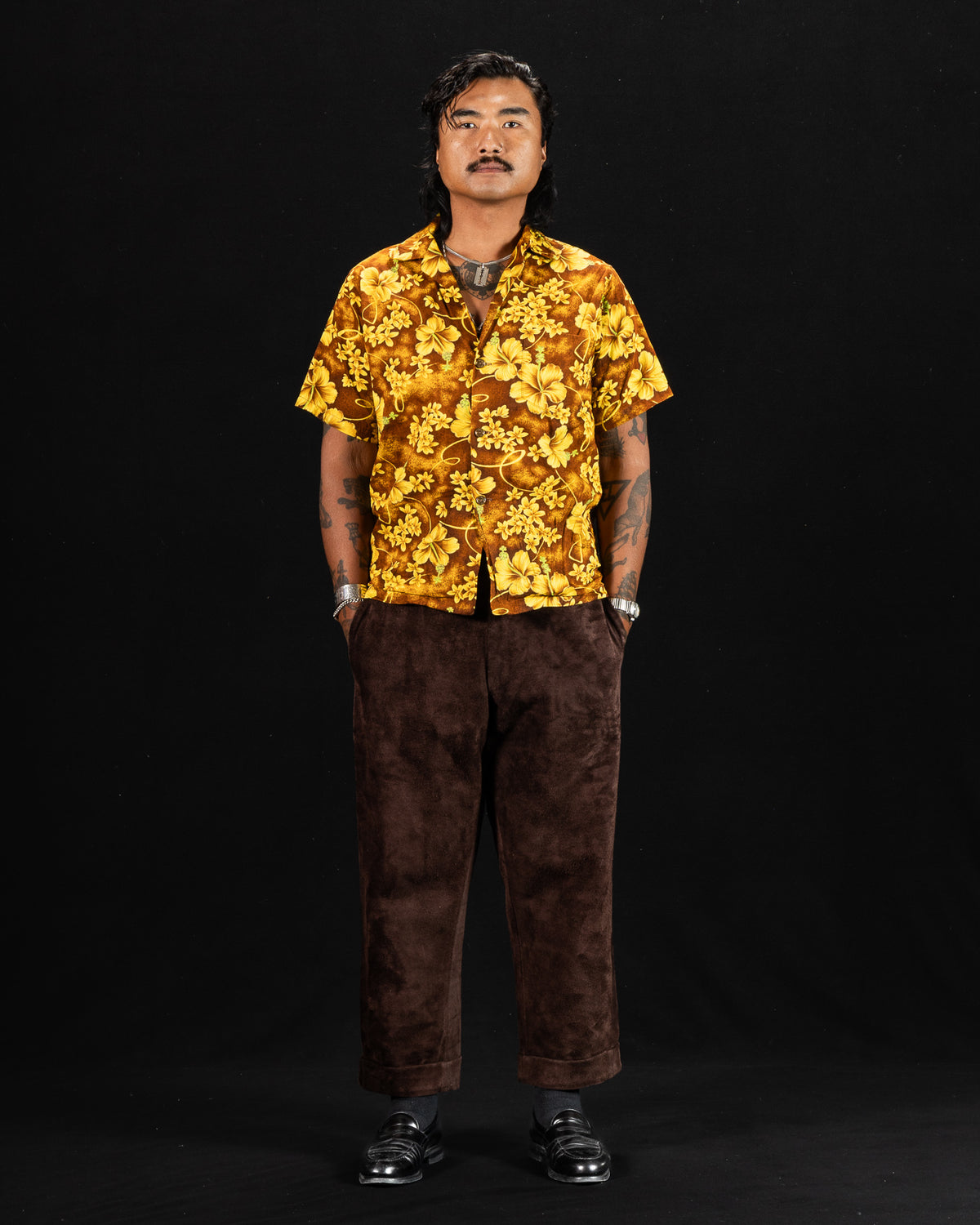 Monad London Wysman Pant - Brown British Calf Roughout - Standard & Strange