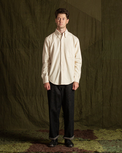 MotivMfg Authentic Fit BD Shirt - Natural Japanese Cotton Flannel - Standard & Strange