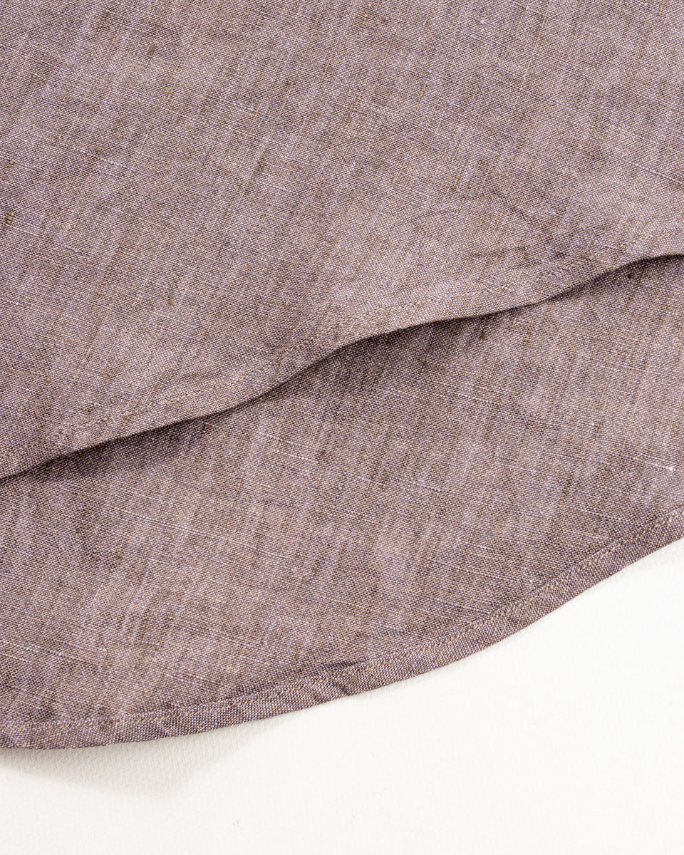 MotivMfg Authentic Fit BD Shirt - Violet Superfine Linen Broadcloth - Standard & Strange