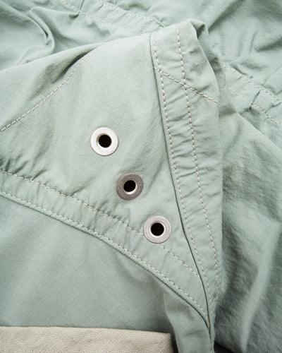 MotivMfg Hybrid Parka - Aqua Japanese Shrunk Nylon - Standard & Strange